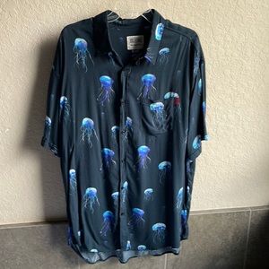 RSVLTS Jellyfish Men’s Shirt. Original rayon.